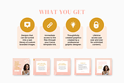 Boho Coach Instagram Carousel Canva, a Social Media Template by Ciera Design Templates (Thumbnail 5 of 9)
