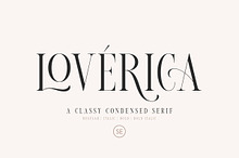 Loverica - Modern Condensed Serif