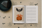 Halloween Witch, Cat, Bat Character, a Decorative Illustration by Imaginary Party (Thumbnail 8 of 10)