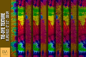 Tie-Dye Texture Digital Papers #93