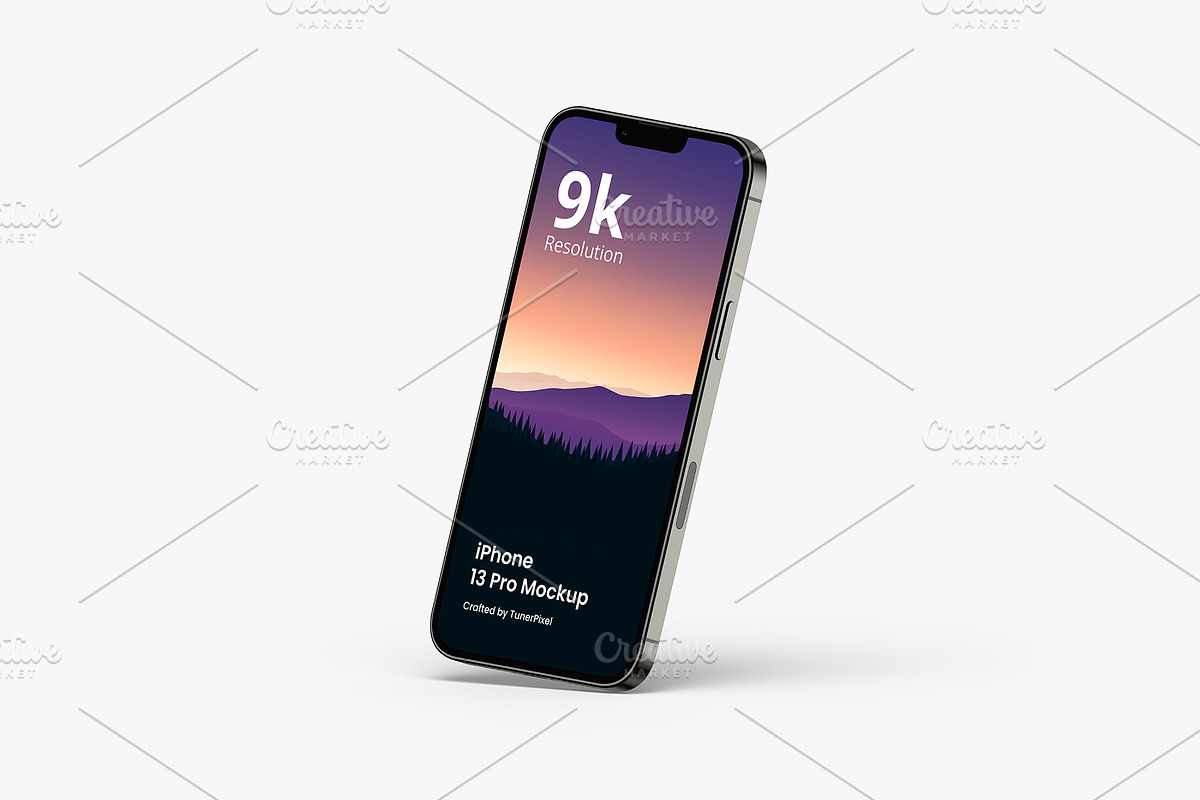 iPhone 13 Pro Mockup, an iPhone Mockup by Mockupia (Photo 13 of 27)
