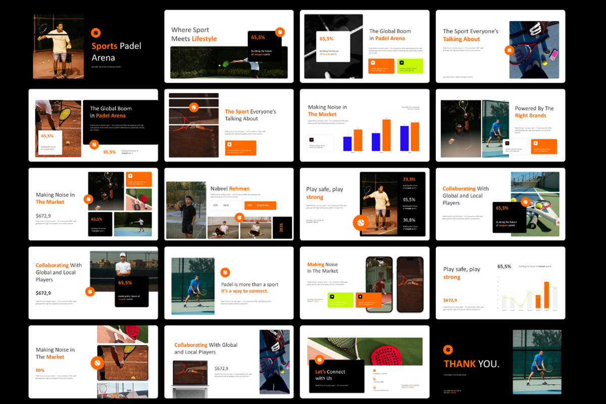 Sports - Padel Tenis Presentation, a Presentation Template by Hammad Arif (Photo 2 of 2)