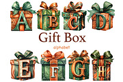 Gift Box Alphabet | Happy Birthday, a Decorative Illustration by GlamArtZhanna (Thumbnail 1 of 5)