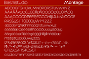 Montage – Sans Serif Font, a Sans Serif Font by Basnistudio (Thumbnail 9 of 10)