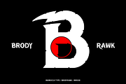 Brody Rawk, a Blackletter Font by inumocca_type (Thumbnail 10 of 14)