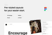 Photography - Website - Figma, an UI Kit Template by Petr Bilek (Thumbnail 3 of 4)