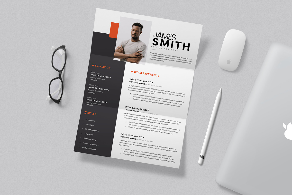 Creative Resume Template preview 3