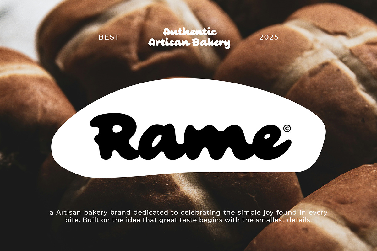 Le Pain Cafe - Nostalgic Bold Retro, a Handwritten Font by Typia Nesia (Photo 10 of 14)