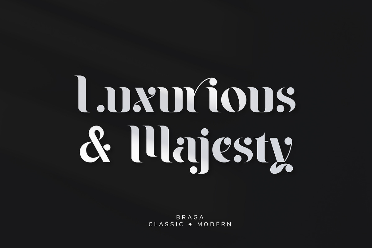 Braga Serif - Classic & Modern, a Serif Font by Lettertype Studio (Photo 2 of 10)