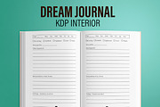 Dream Journal KDP Interior, a Templates & Theme by MatiArtShop (Thumbnail 1 of 2)