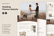 DreamDay - Wedding Planner Framer, a Websites & App Template by peterdraw (Thumbnail 1 of 5)