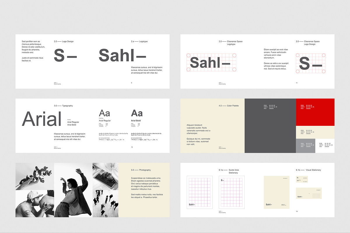 Visual Identity Guidelines, a Brochure Template by BOXKAYU (Photo 9 of 10)