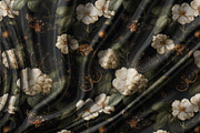 MOTHS & FLOWERS Seamless Pattern, a Pattern Graphic by AYAKA Studio Co. (Thumbnail 4 of 8)