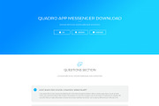Quadro App - Mobile App PSD Template, a Landing Page Template by Spartak Vee (Thumbnail 9 of 10)