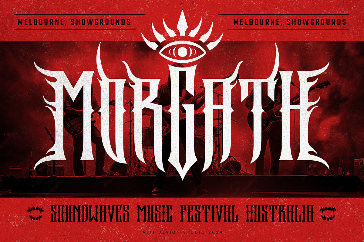 Rockakura typeface, a Blackletter Font by alit design (Photo 2 of 17)