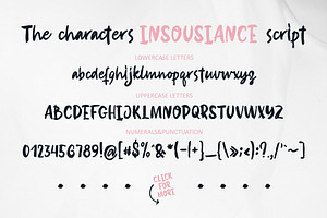 NEW! Insouciance Brush Script