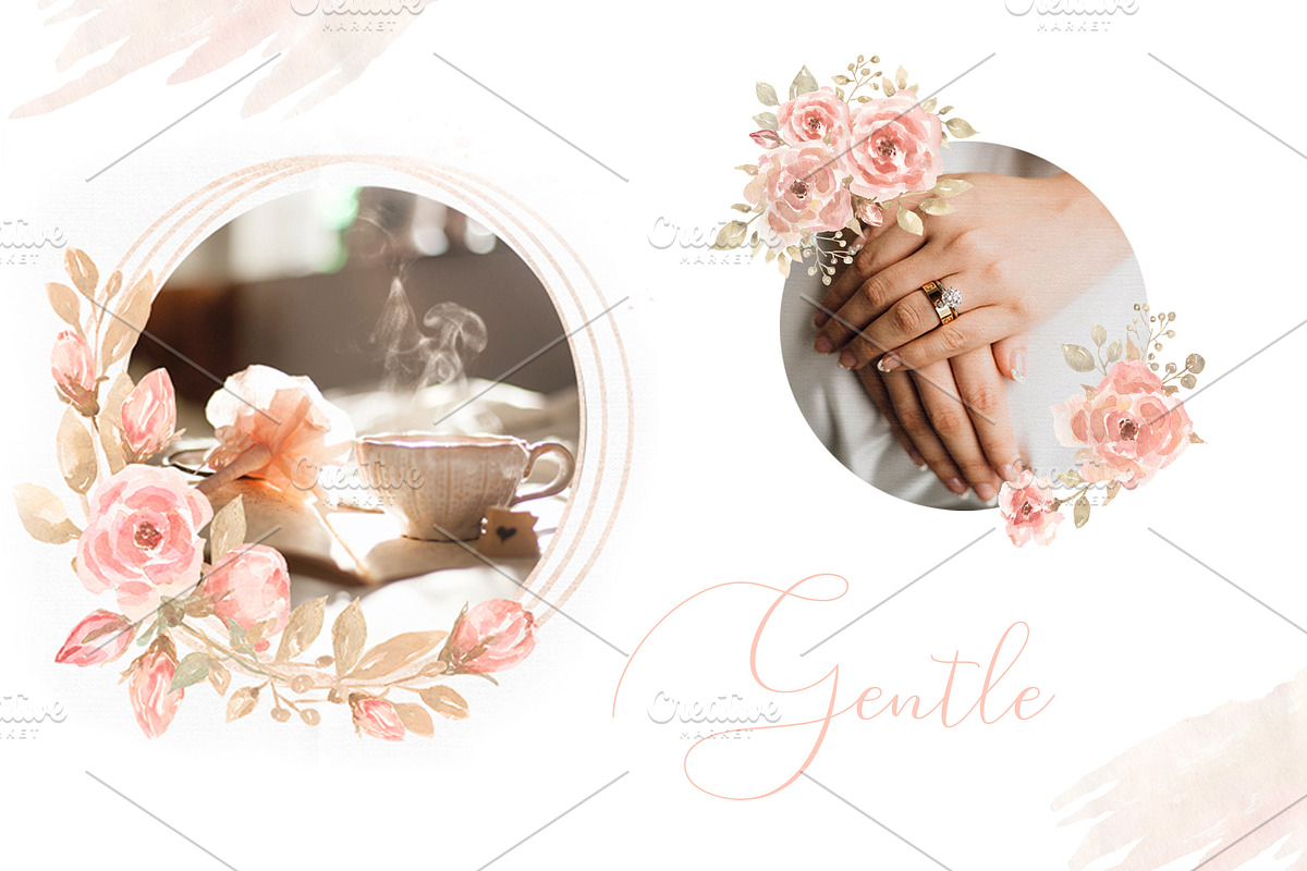Gentle Bouquet, a Decorative Illustration by MayaNavits (Photo 2 of 15)