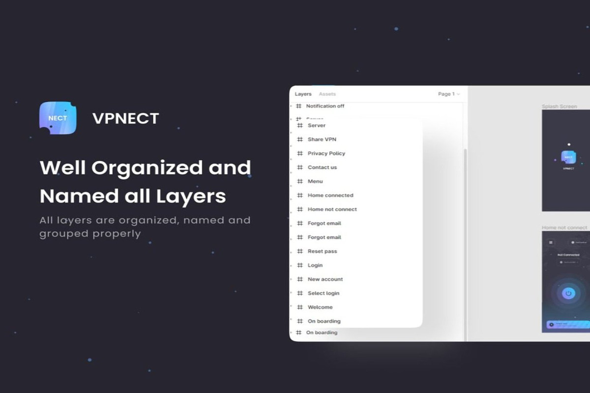 VPNECT - VPN UI KIT, an UI Kit Template by Lumina_ui_ux202 (Photo 4 of 6)