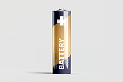Battery AA Mock-up, a Product Mockup by zippypixelstudio (Thumbnail 5 of 9)
