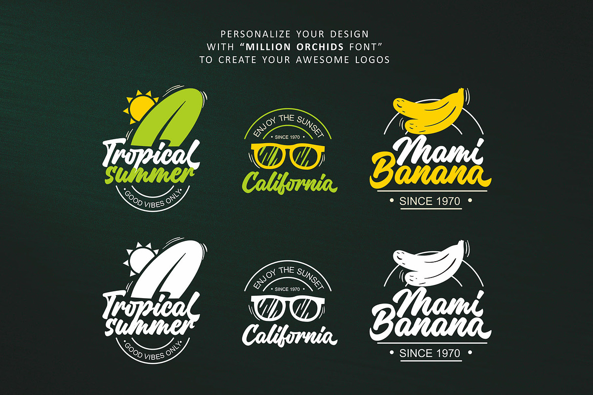 Million Orchids - Casual Handwritten, a Script Font by Four Lines Std. (Photo 3 of 10)