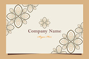 Natural Floral Business card, a Marketing Template by sekitarief (Thumbnail 2 of 3)
