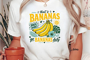Bananas Daily Sublimation Design, a Seasonal Illustration by DreamPrint404 (Thumbnail 5 of 6)
