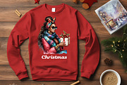 Christmas fashion Girl diamonds png, a Seasonal Illustration by FITALARTSNEDIGI (Thumbnail 7 of 10)