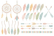 Pastel Tribal Dreamcatchers, an Illustration by Amanda Ilkov (Thumbnail 4 of 4)