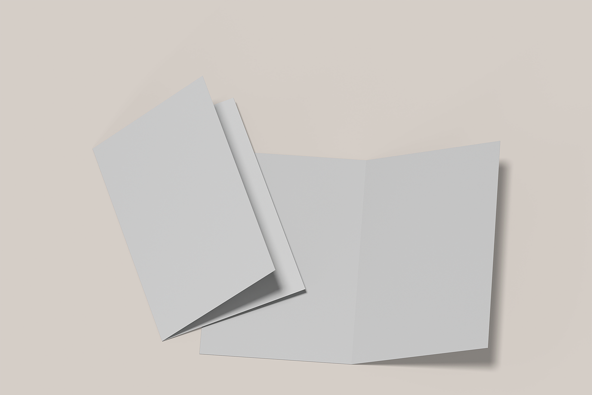 A4 Bifold Brochure Mockup, an Advertising Mockup by Bartama Graphic (Photo 4 of 4)