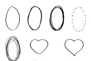 36 Doodle Basic Shapes Clipart, an Illustration by The Digital Download Shop (Thumbnail 2 of 4)