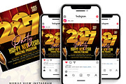 New Year Flyer, a Flyer Template by AfzaalGraphics (Thumbnail 2 of 2)