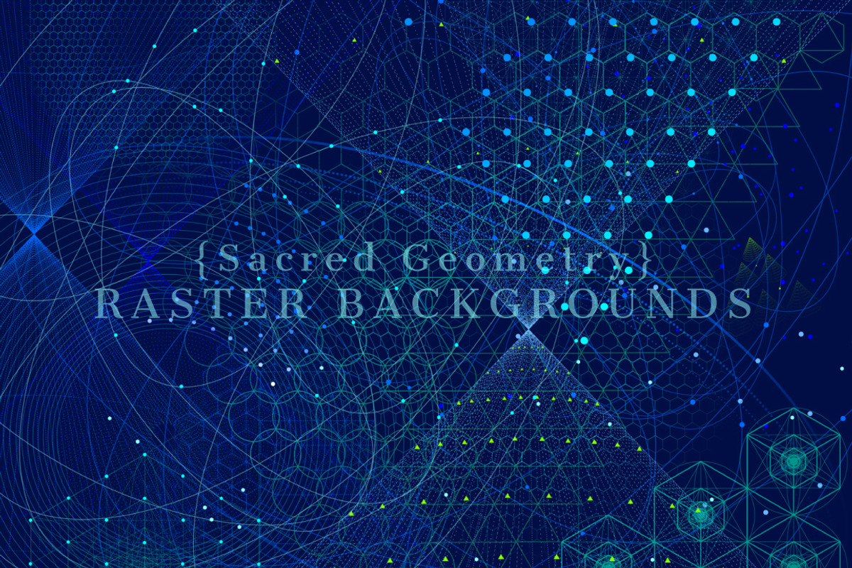 {Sacred Geometry} Raster Backgrounds, a Texture Graphic by ekaart (Photo 3 of 9)