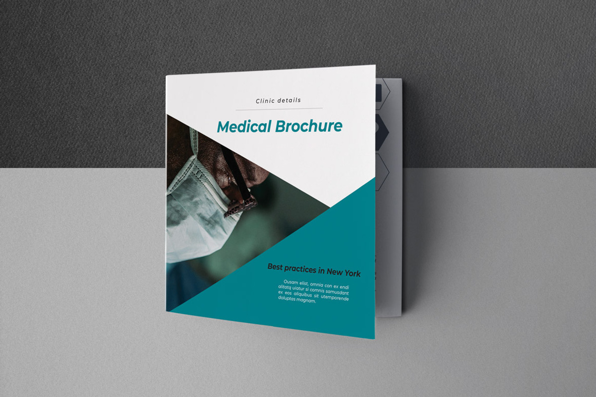 Health Care Square Trifold Brochure, a Brochure Template by Kahuna Design (Photo 3 of 4)