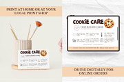 Cookie Care Form Editable Template, a Stationery Template by Anna Design Studio (Thumbnail 5 of 7)