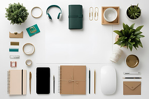 Stationery Clean modern still life, a School & Education Photo by ComfortQ