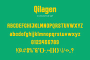 Qilagen - Modern Condensed Sans Seri, a Sans Serif Font by TypeLogue (Thumbnail 5 of 5)