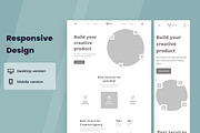 Creative Agency Wireframe Website, a Wireframe Template by INSPR STD (Thumbnail 3 of 6)