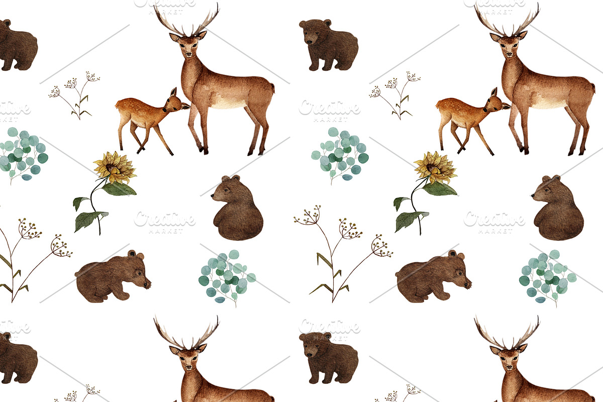 Winter animals, an Animal Illustration by Pretty light (Photo 6 of 7)