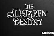Font | The Alistaren - 50% Off!, a Serif Font by Leonard Posavec (Thumbnail 3 of 5)
