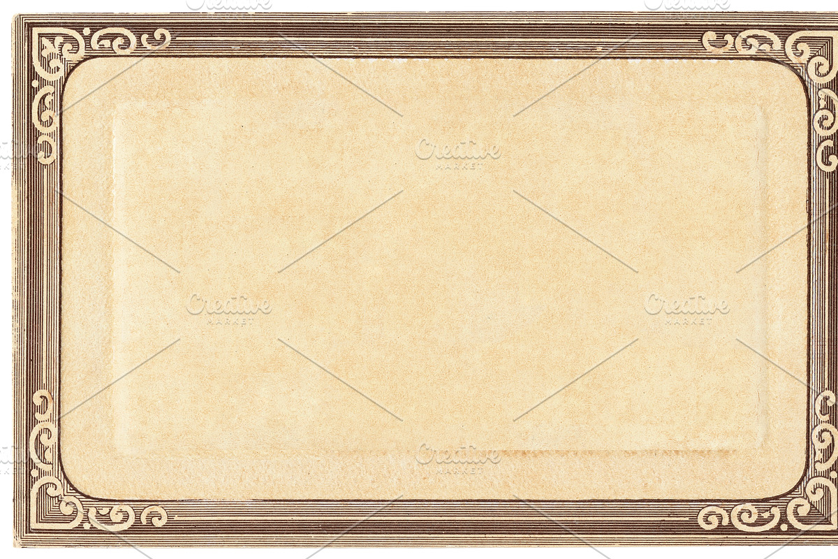Vintage Postcard Frame, an Object Graphic by David Schrader