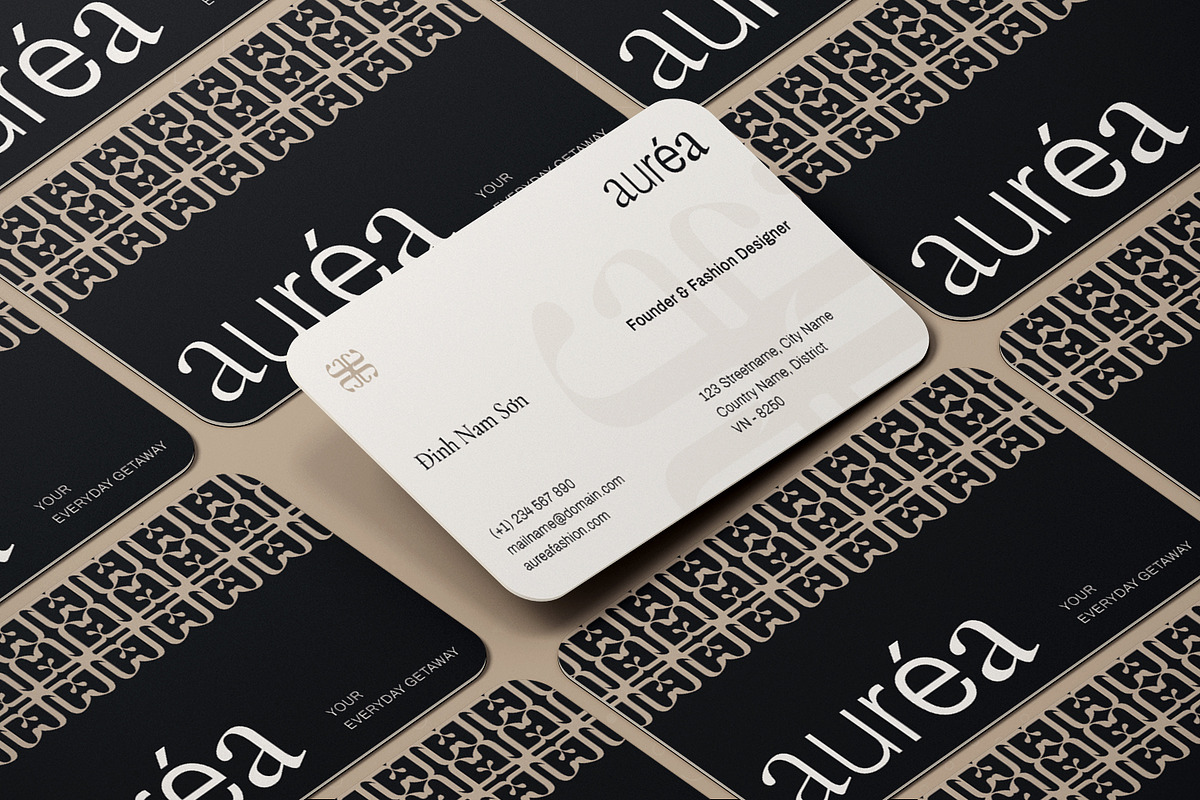 Aurea - Business Card, a Business Card Template by Fannan Studio (Photo 3 of 3)
