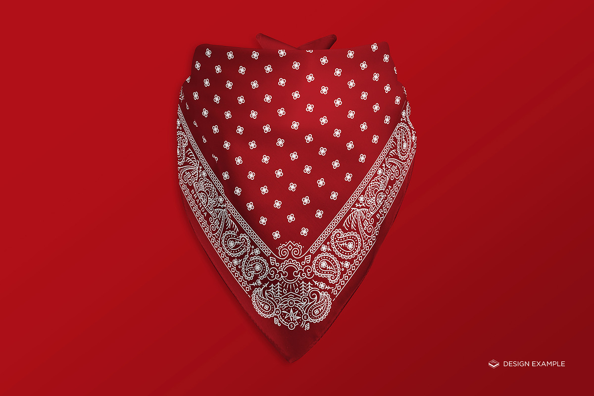 Bandana Mock-up, a Mask Mockup by Branda Keeps (Photo 10 of 17)