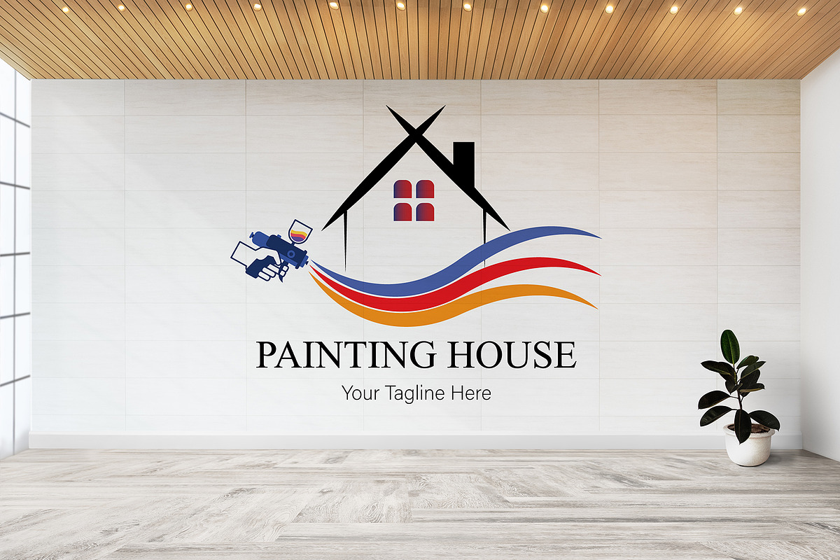 Painting Company Logo Collection, a Branding & Logo Template by YUDesignStore (Photo 10 of 16)
