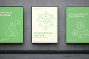 Management Icons Set, an Outline Icon by Prosymbols (Thumbnail 3 of 7)