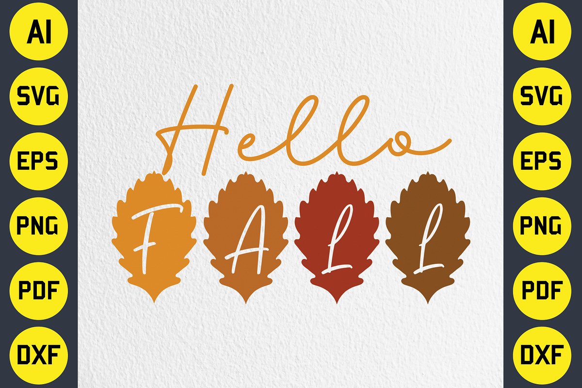 Fall SVG T-Shirt Design Bundle, an Object Graphic by CraftArtStudio (Photo 12 of 14)
