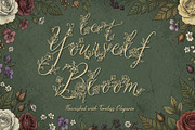 MiRohlWay - Floral Elegant Script, a Script Font by HypeWorksCo (Thumbnail 8 of 20)