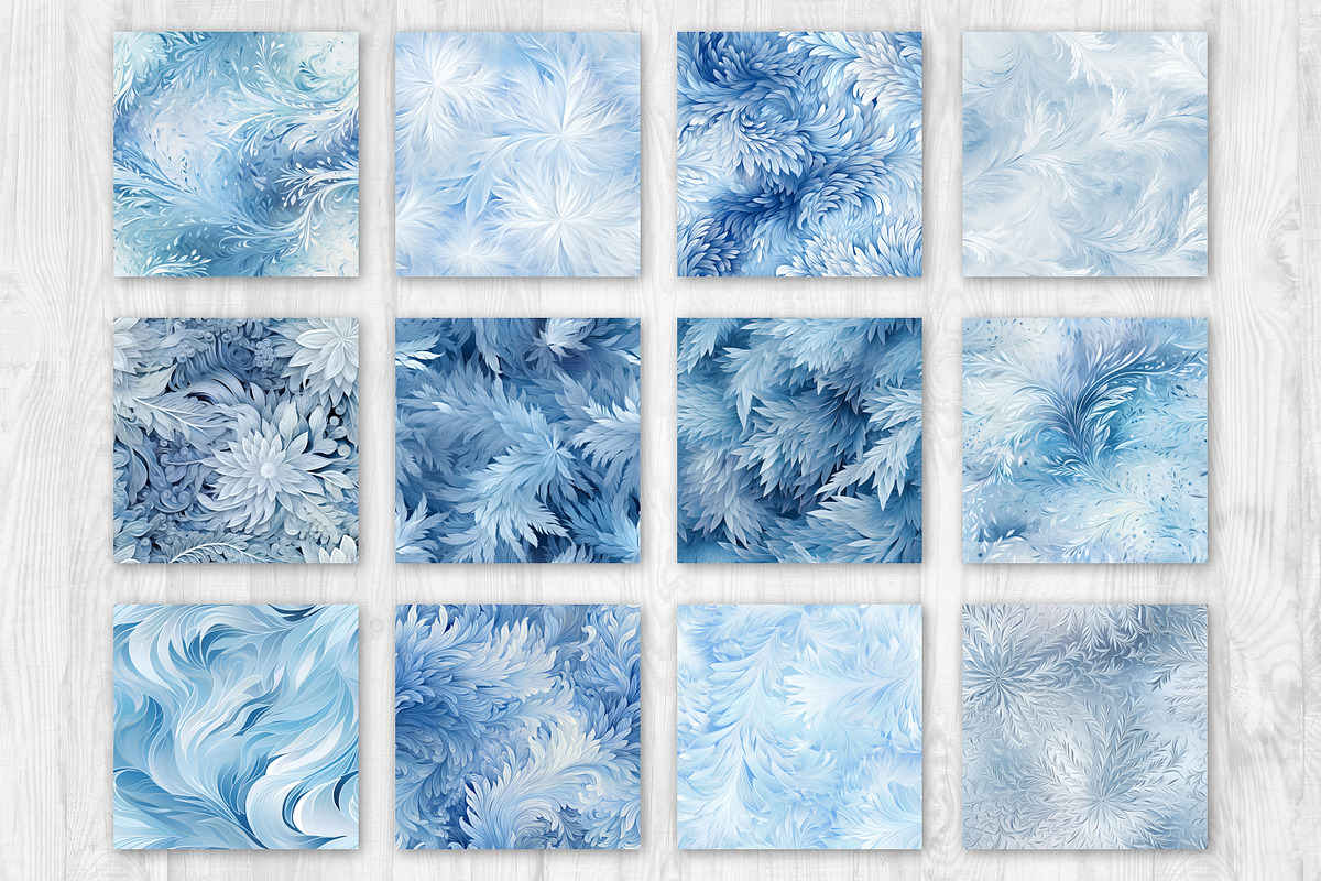 Mystic Frost Seamless Patterns, a Pattern Graphic by Skritch Studio (Photo 3 of 8)