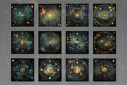 Astrology Cosmic Adventure, a Texture Graphic by Fun Digital (Thumbnail 3 of 4)