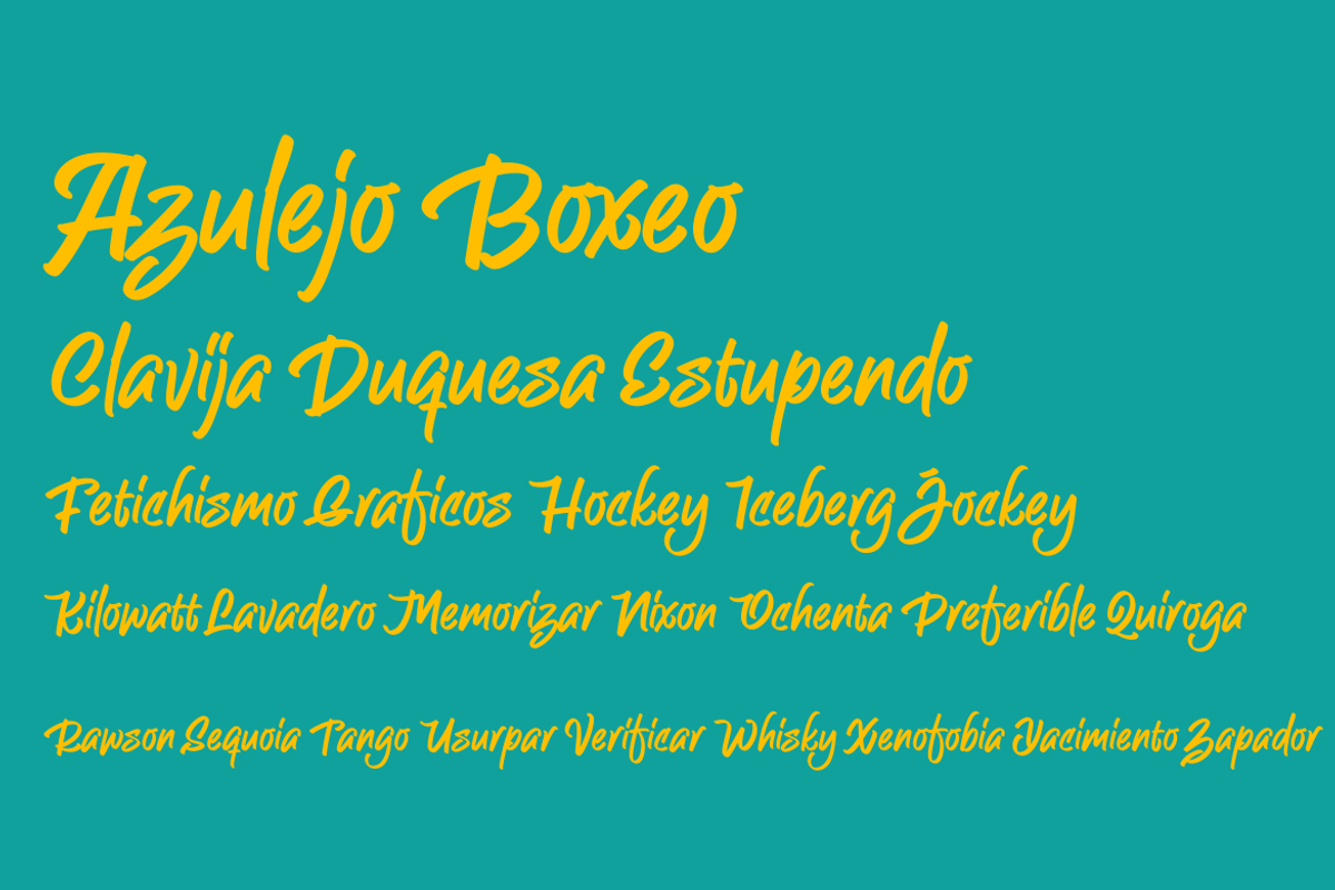 AZ Bilyards • A Casual Brush Font, a Handwritten Font by azetypestudios.com (Photo 3 of 5)