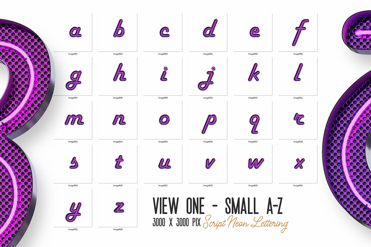 Script Neon 3D Lettering, a Graphic by TVartworks (Photo 12 of 25)